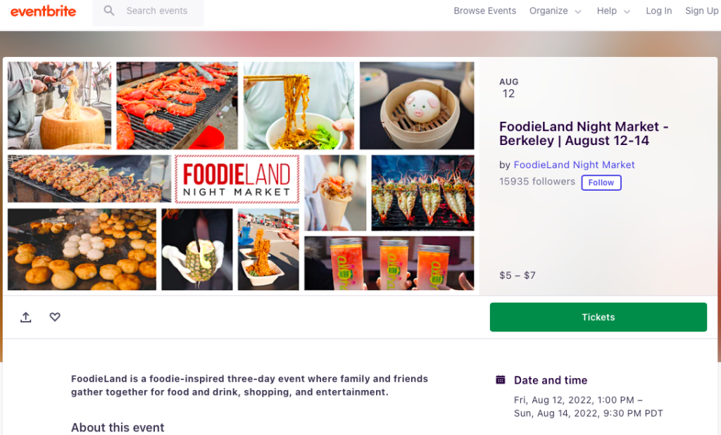FoodieLand Night Market 