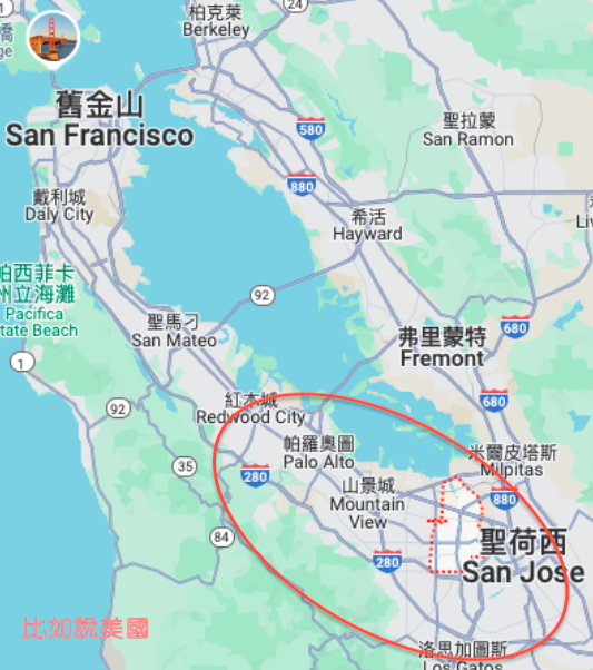 舊金山相關地理位置