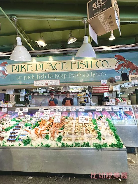 西雅圖旅遊Pike Place Fish Market
