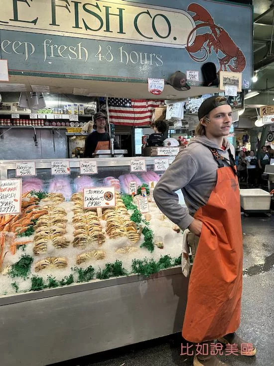 西雅圖旅遊Pike Place Fish Market

