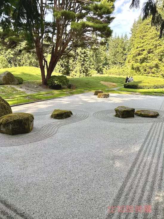 Bloedel Reserve布洛德爾莊園砂石庭園