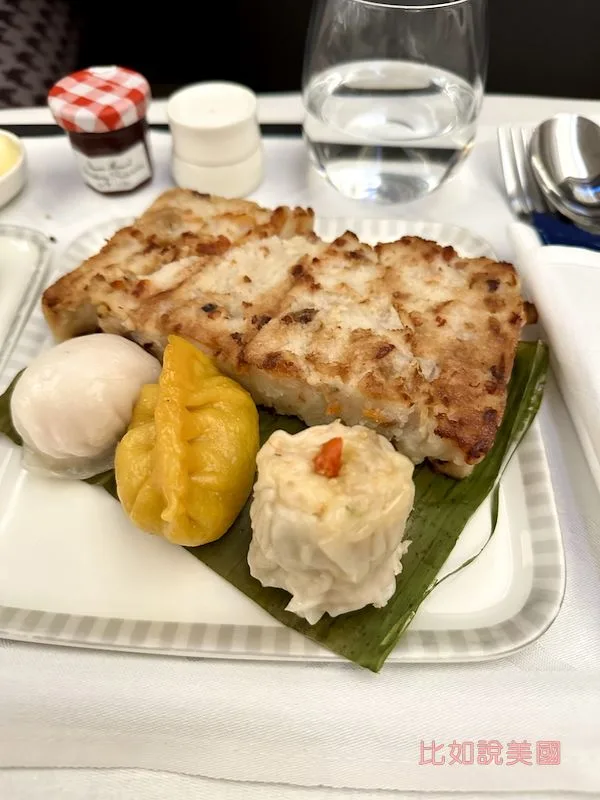 【商務艙開箱】新加坡航空A350|舊金山~新加坡長達17小時的商務艙完整體驗! 62 新加坡航空商務艙早餐港式點心