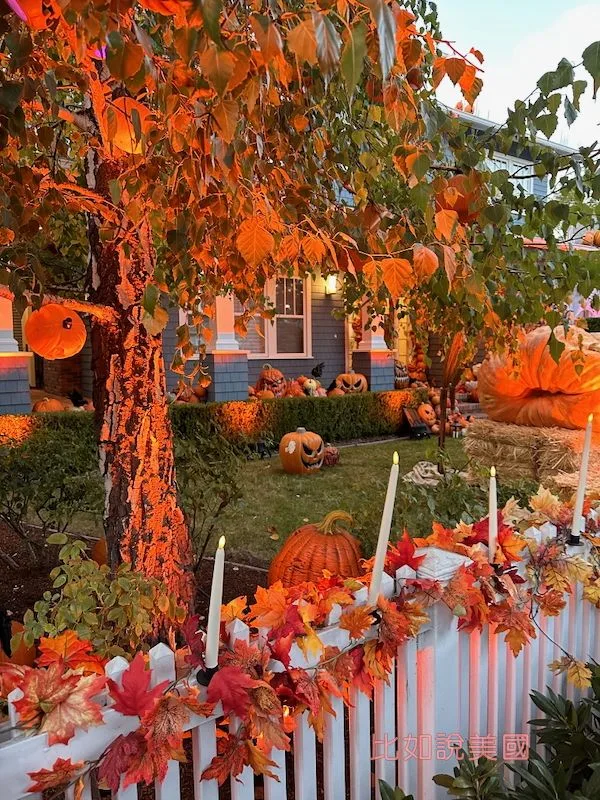 灣區萬聖節Palo Alto Trick or Treat yahoo梅姨家