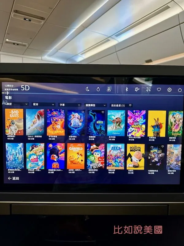 星宇航空商務艙機上設備
