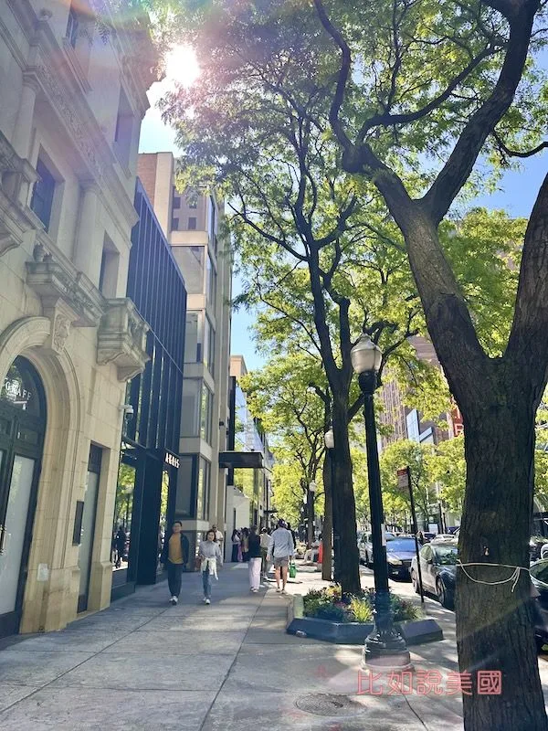 【芝加哥旅遊】華麗一英哩 Magnificent Mile 逛街攻略|星巴克典藏烘焙工坊、哈利波特、Jellycat 等必逛推薦 84 Oak Street