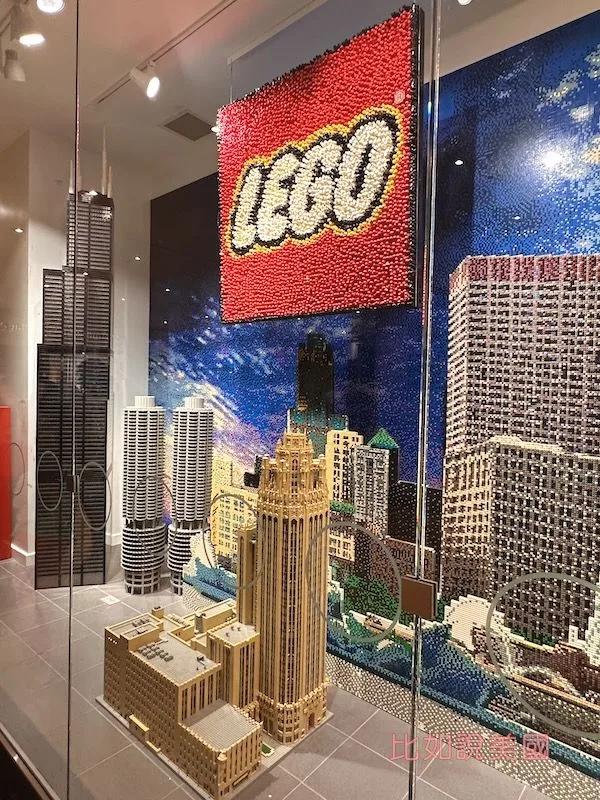 【芝加哥旅遊】華麗一英哩 Magnificent Mile 逛街攻略|星巴克典藏烘焙工坊、哈利波特、Jellycat 等必逛推薦 98 LEGO Store Chicago