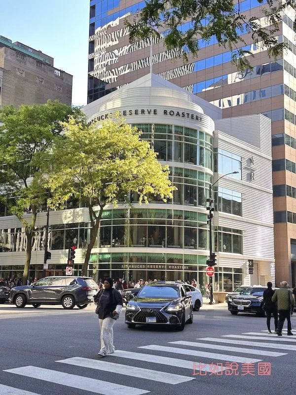 【芝加哥旅遊】華麗一英哩 Magnificent Mile 逛街攻略|星巴克典藏烘焙工坊、哈利波特、Jellycat 等必逛推薦 23 Starbucks Reserve Roastery